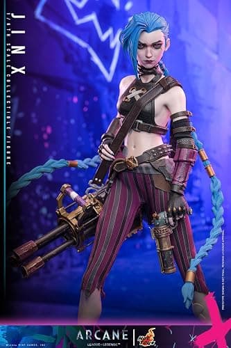 Hot Toys TMS137 LOL: Arcane Jinx 1/6 Scale Collectible Figure thumbnail 2