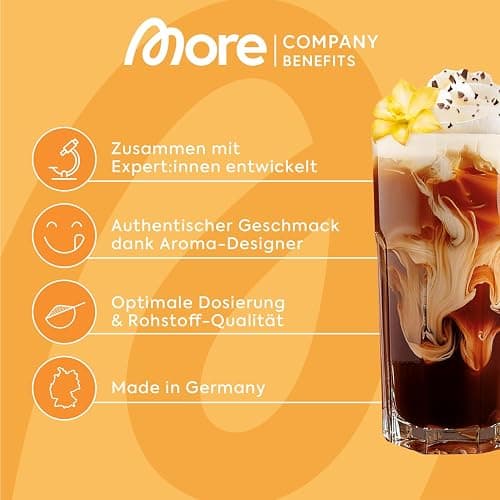 MORE Barista Zerup, Hazelnut, 65 ml, für Kaffee, Tee und Heißgetränke, vegan, zero Kalorien - made in Germany thumbnail 5