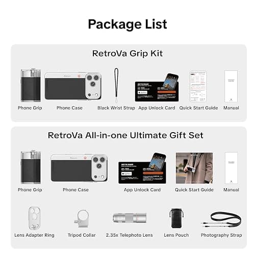 PGYTECH RetroVa Grip Kit for iPhone 17 Pro Max, Vintage Phone Case with Quick-Release Bluetooth Shutter Grip, MicroSD Slot, 1/4"-20 Thread, Physical Controls & App Integration - Graphite Black thumbnail 8