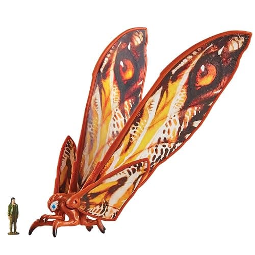 PlayMates Godzilla X Kong Monsterverse 6 Inch Action Figure Basic Series - Mothra with Jia - Image 1
