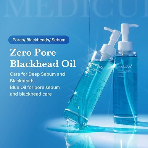 medicube Cleansing Oil Zero Pore Blackhead | Makeup Remover for all skin types, Daily Moisture Facial Cleanser, Low-Irritation, Korean Skin Care, 205ml / 6.93 fl.oz thumbnail 3