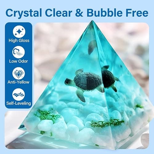 LET'S RESIN Epoxy Resin Kits and Molds Complete Set, 16oz Resin Art Kit with Silicone Molds, Pigment, Dried Flowers, Crafts for Adults, Beginners, Art Supplies for DIY Lovers, DIY Gift for Women thumbnail 2