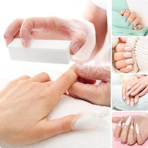 Bloc Polissoir Ongles, 20 Pcs Buffer Ongles Carré Éponge Lime à Ongle pour Les Salons de Manucure, Le Diy Nail Art à La Maison thumbnail 6