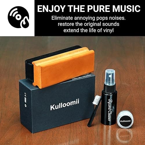 Vinyl Record Cleaning Kit 4-in-1, Ultra-Soft Velvet Record Brush, Anti-Static Record Cleaner Solution, Anti-Static Stylus Gel, Duster Brush, Professional Record Cleaner for Vinyl LP Album thumbnail 6