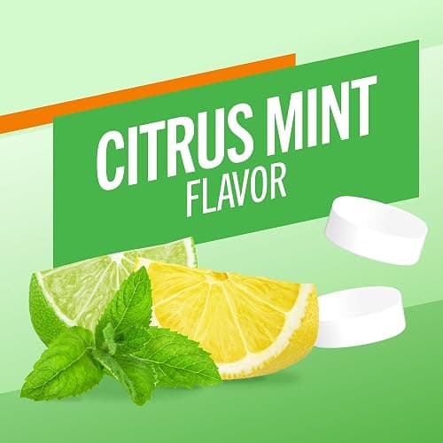TheraBreath Fresh Breath Chewing Gum with ZINC, Citrus Mint Flavor, 10 Count (Pack of 6) thumbnail 3