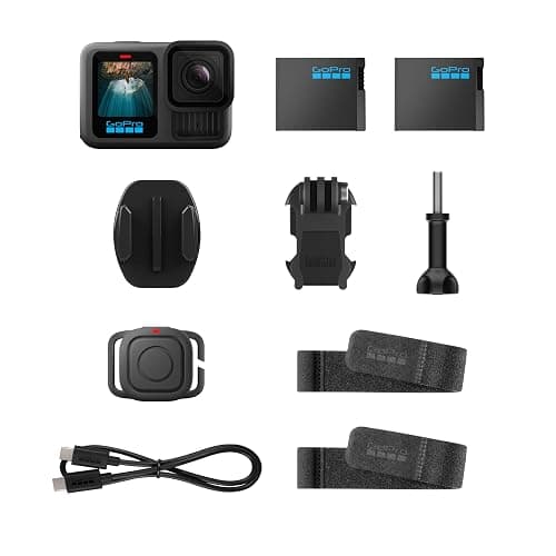 GoPro HERO13 Black Action Bundle - Includes 2 Enduro Batteries and Waterproof Shutter Remote thumbnail 2