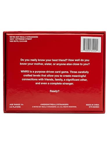 WE'RE NOT REALLY STRANGERS Card Game - 150 Conversation Cards for Adults, Teens, Couples, and Strangers - Icebreaker Questions for Game Night, Date Night, & Parties, Ages 15+, 2-6 Players - Core thumbnail 2
