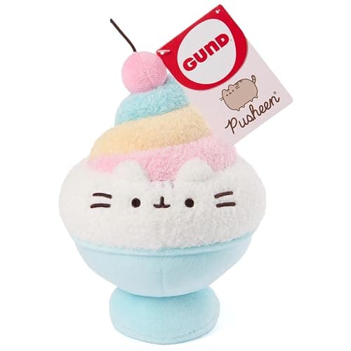 GUND Pusheen Shaved Ice 6-Inch Plush Toy for Ages 8+ | Promotes Exciting Character Roleplay, Early Sensory Discovery, and Creative Storytelling; Soft, Comforting, Collectible Plush thumbnail 7