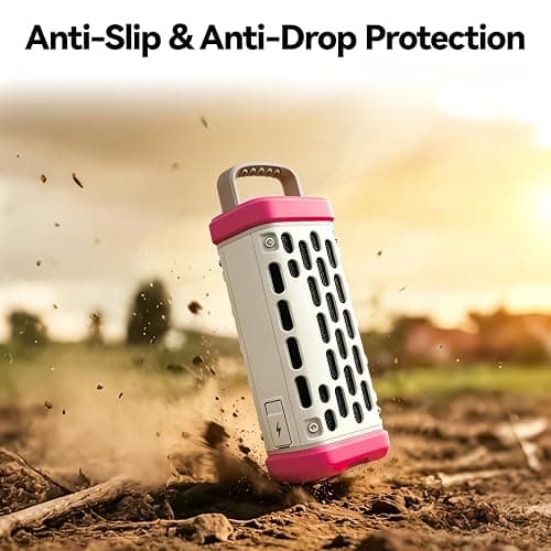 TERPINK Bumper Protectors Compatible with Turtlebox Ranger, Silicone Protective Bumpers Shockproof, Impact-Resistant Anti-Slip (Hot Pink) thumbnail 4
