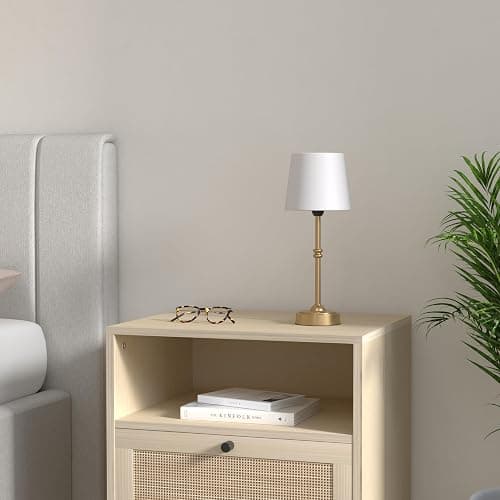 O’Bright Seraph - Cordless LED Table Lamp with Dimmer, Built-in Rechargeable Battery, 3-Level Brightness, Patio Table Lamp, Bedside Night Lamp, Ambient Light for Restaurant, Antique Brass thumbnail 2
