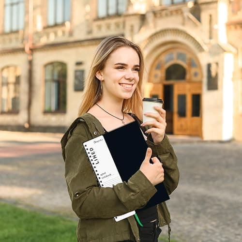 Rinrda Large Lined Notebook Spiral Notebook 8.5" x 11" 8 Pack LINED Notebook 7mm Ruled Hardcover Notebook 120 Pages 100 GSM Thick Paper Notebook Hardcover Journal for School, Office,Study and Notes thumbnail 7