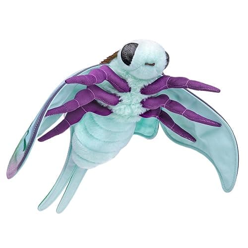 lilizzhoumax Luna Moth Plush Toy Soft Realistic Simulation Moth Stuffed Animal Plushies Toys Gifts Doll for Kids Insect lovers Boys and Girls Home Decoration Green 10.62inch thumbnail 6