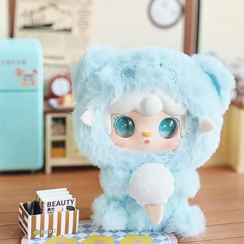 CALEMBOU Plush Blind Box Figures, Kawaii Yooki Hug Food Shop Series Stuffed Animals Mystery Box Toys, Cute Anime Vinyl Plushies Collectible Birthday Gifts for Girls (Yooki Hug Food Shop 1pc) thumbnail 5
