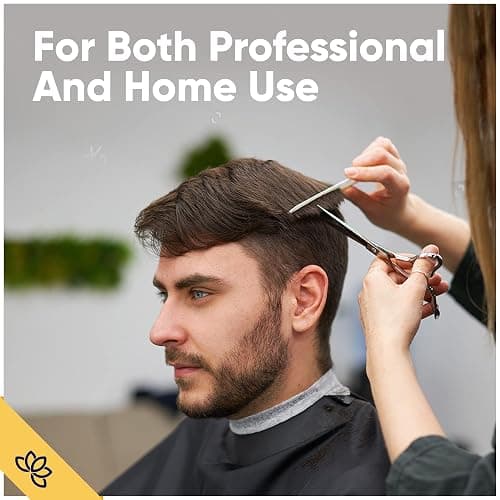 Equinox Professional Razor Edge Series Barber Hair Cutting Scissors - Japanese Stainless Steel Salon Scissors - 6.5” Overall Length - Fine Adjustment Tension Screw - Premium Shears for Hair Cutting thumbnail 7