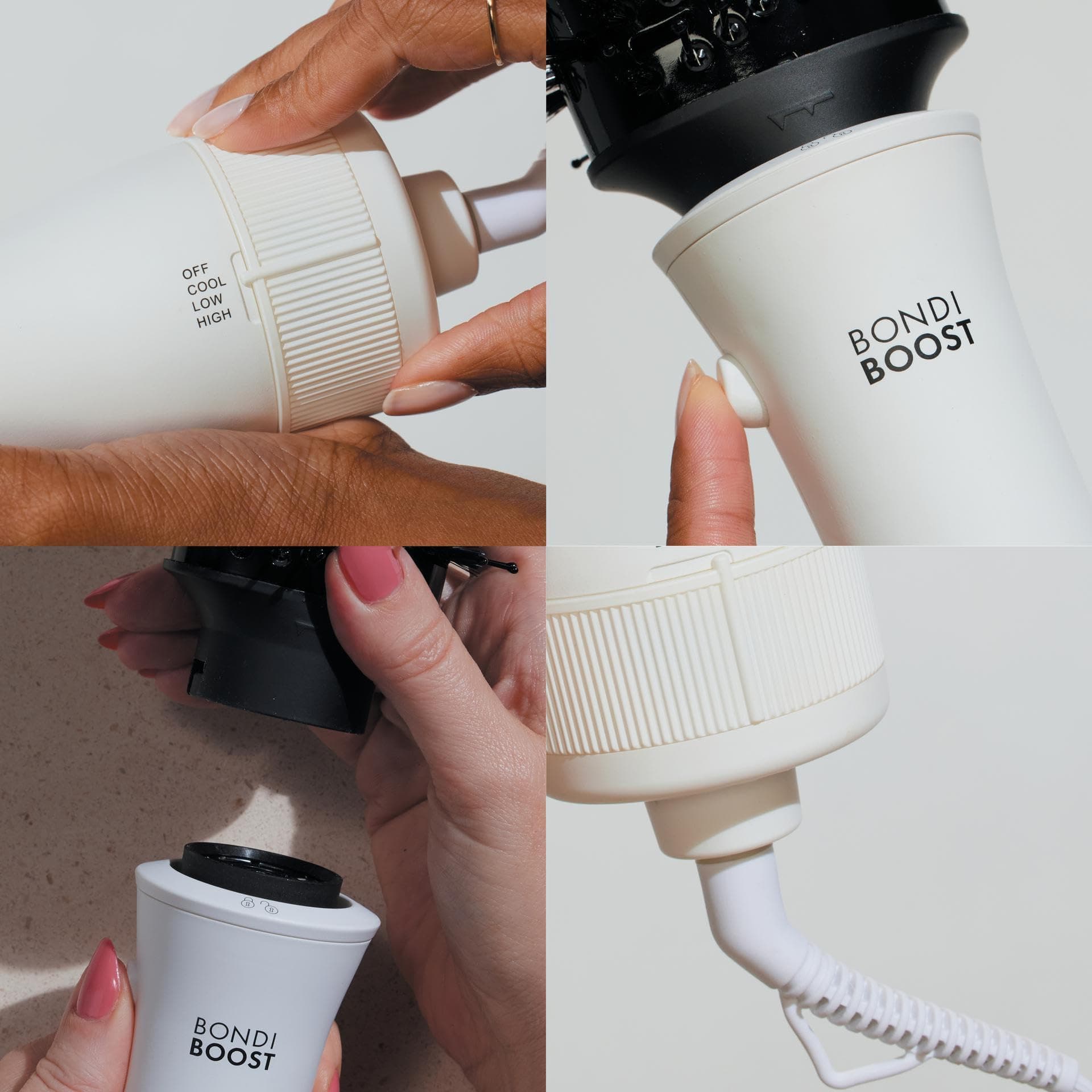 BondiBoost Blowout Brush Pro Hair Dryer & Hair Brush [75MM] - Oval Shape Hair Styler & Volumizer for Smooth/Frizz-Free Results - Great for All Hair Types - 3X Heat/Speed Options - 360° Airflow Vents thumbnail 7