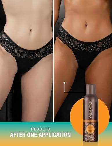 Body Drench QuickTan Instant Self Tanner Bronzing Spray, Salon-Quality Medium/Dark Tan, Streak-Free, Tinted Formula, 6 oz, 1-pack thumbnail 2