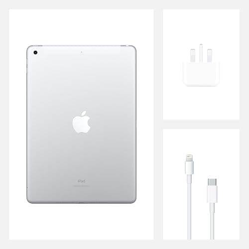 Apple iPad (8e Génération, 10,2-Pouces, 2020), 32Go, Wi-Fi + Cellular, Argent (Reconditionné) thumbnail 7