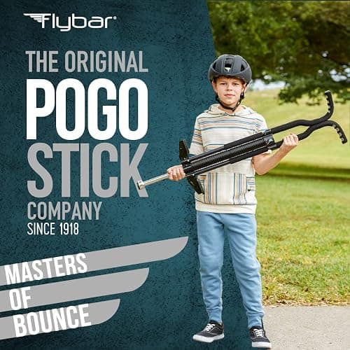Flybar Master Pogo Stick for Kids Ages 9+, 80–160 lbs – Easy Grip Handles – Active Exercise Toy for Tweens & Teens – Outdoor Toy with Non-Slip Foot Pegs for Boys and Girls – No Assembly Needed thumbnail 5