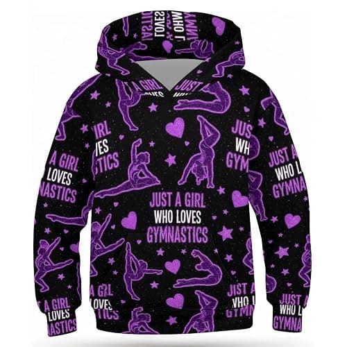 Casual Hooded Sweatshirt for Teens Girls Boys Long Sleeve Pullover with Pocket - Image 1