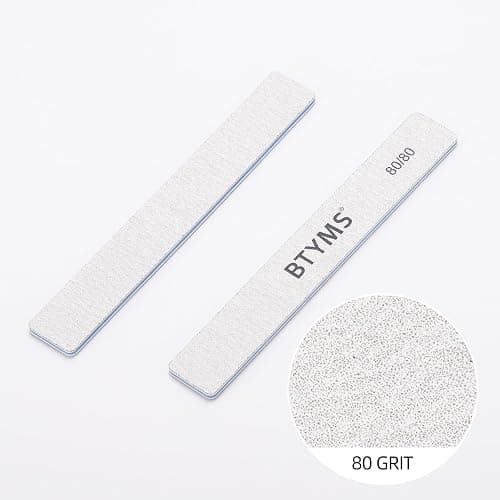 BTYMS 80/80 Grit Nail File - Professional Double-Sided Coarse Emery Boards for Shaping Acrylic & Gel Nails thumbnail 4