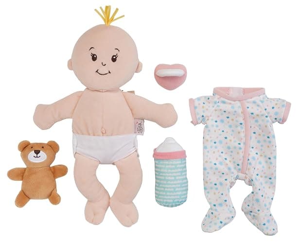 Manhattan Toy Wee Baby Stella Sleepy Time Scents Soft Doll Set, 12",Peach thumbnail 4