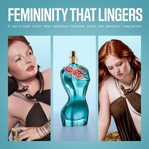 Jean Paul Gaultier La Belle Paradise Garden Eau de Parfum for Women - Long Lasting Floral Amber Women's Perfume with Blue Water Lily, Iris & Vanilla - Designer Fragrance Spray thumbnail 5