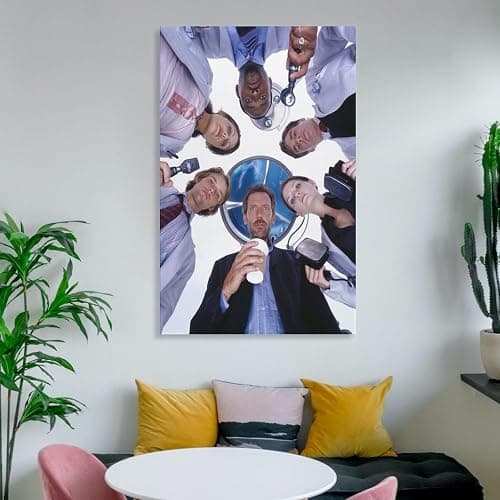 House M.D Movie Poster- Poster Decorative Painting Canvas Wall Art Living Room Posters Bedroom Painting 24x36inch(60x90cm) thumbnail 6