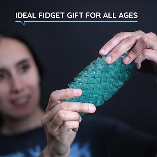 Morf Fidget Worm Toy - Flexible 3D Sensory Slug Figgy Toy for Kids, Teens, and Adults – Stretchy, Quiet, Stress and Anxiety Relief, Focus - For Play, School, Work Gifts, Great For Classroom and Office thumbnail 2