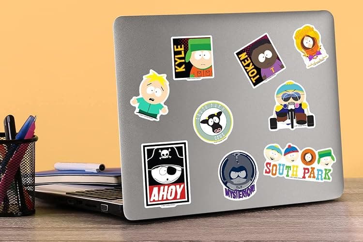 South Park Sticker Pack – Die-Cut Vinyl Large Deluxe Stickers Variety Pack for Laptop, Water Bottle, Scrapbooking, Tablet & Indoor Use – Set of 100 thumbnail 2