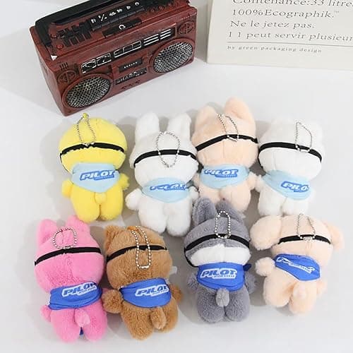 JUNG KOOK SKZ Plushies Skzoo 3RD Stuffed Animal Toy Skz Merch Fans Meeting Dolls with Sunglasses Removable for Fans (Leebit) thumbnail 4