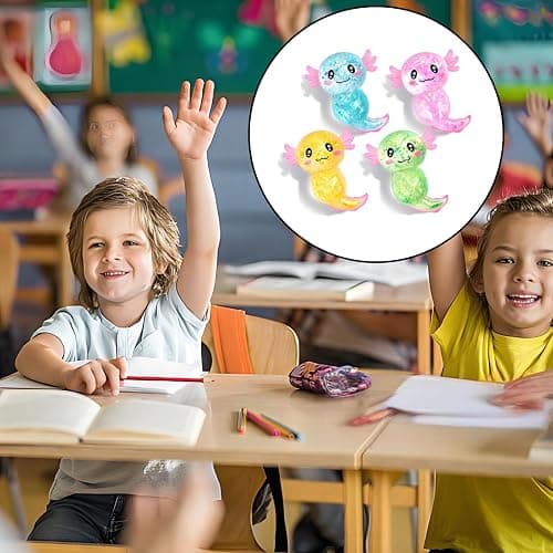 2 PCS Squishy Fidget Toys Fidgets Squishy Small Fidget Toys For Calming Anxiety And Improving Focus for Classrooms Or Desk Play for Boys Girls Party, Birthday Gift(Random Color) thumbnail 2