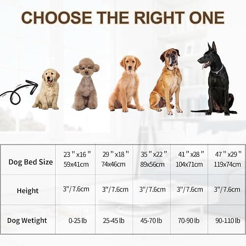 EMPSIGN Dog Bed Crate Pad for Small Dogs, Deluxe Fluffy Plush Machine Washable Dog Mat, Crate Pet Beds with Removable Cover, Dog Sleeping Mat Cushion Bed, 41"x 28"x3", White thumbnail 7