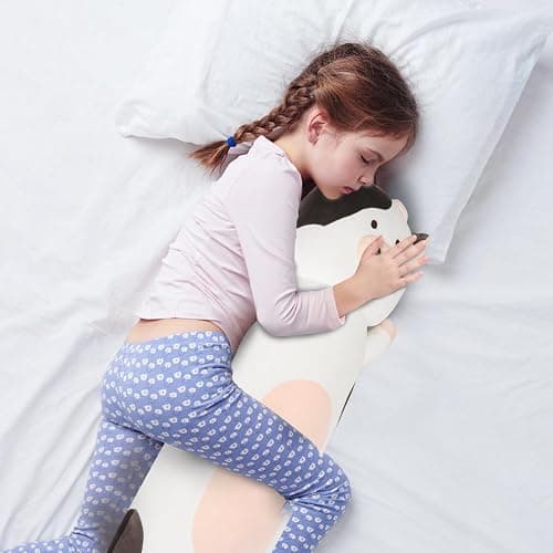 Dalmao 36 inch Milk Cow Stuffed Animal, Soft Long Cuddle Squishy Pillow, Cute Cow Print Body Pillow Plushies Toy Gift for Kids, Boys Birthday thumbnail 5