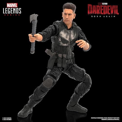 Marvel Legends Series Daredevil: Born Again Punisher Collectible 6-Inch Action Figure thumbnail 2