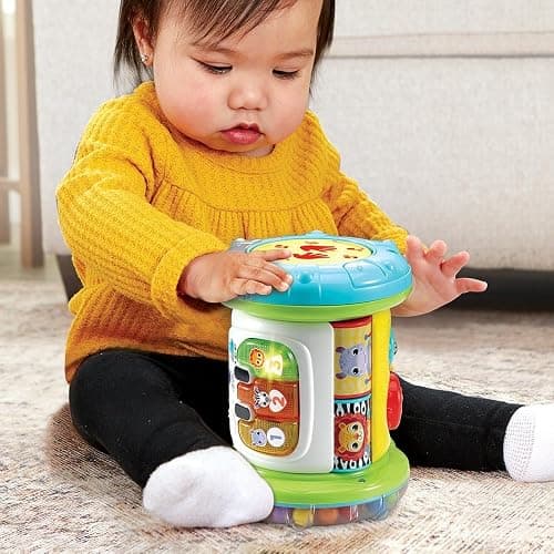 VTech - Jouet Musical Magi Rouleau Tam-Tam 3 en 1, Instrument de Musique Enfant, Jouet d'Activité et de Développement, Jeu Évolutif, Cadeau Bébé Garçon et Fille Dès 9 Mois - Contenu en Français thumbnail 10