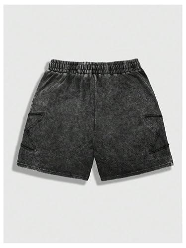 VIPWOLF Men's Star Graphic Y2k Shorts Distressed Track Shorts Streetwear | Drawstring Waist Casual Shorts, Vintage Aesthletic Desinger Bottom, Workout Gym Clothes thumbnail 5
