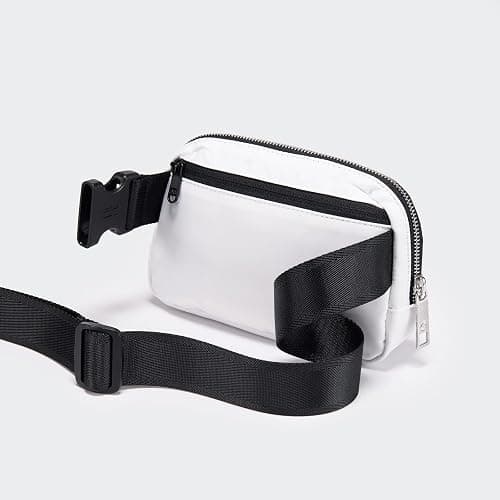 Pander Belt Bag for Women, Fashion Waist Packs, Crossbody Bags, Everywhere Belt Bag with Adjustable Strap (White). thumbnail 3
