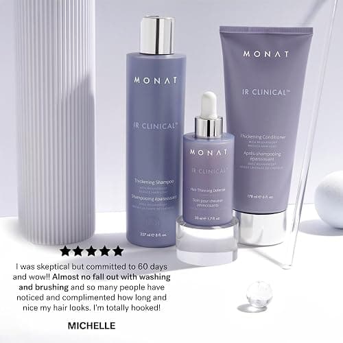 MONAT IR Clinical System – Complete Hair Care Restoration Kit with Thickening Shampoo, Conditioner & Thinning Defense Serum – Strengthens, Protects, & Revives Hair for Thicker, Fuller-Looking Results thumbnail 9