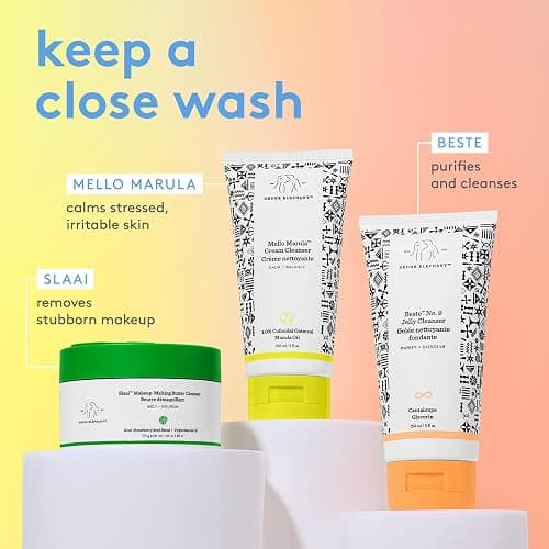 Drunk Elephant Beste No. 9 Jelly Cleanser - Travel-Size Gel Face Wash - Clean Clinical Skincare - Cruelty-Free - Dermatologist-Tested - Free of Essential Oils, Silicones, and Fragrance thumbnail 5