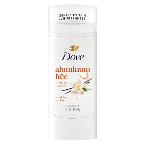Dove Deodorant Stick Sparkling Vanilla for 72 Hour Odor Protection Aluminum Free 2.4 oz - Image 1