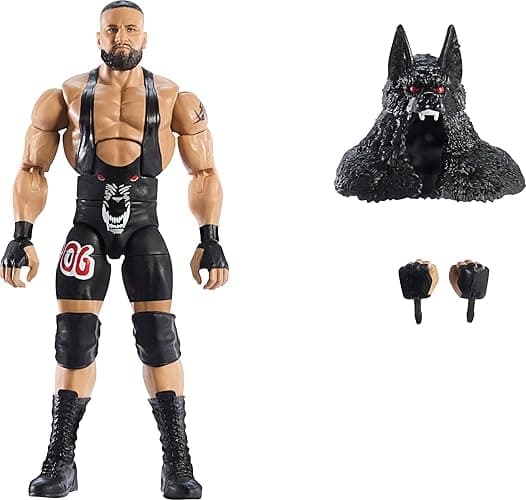 Mattel WWE Elite Action Figure & Accessories, Series #114 6-inch Collectible Bron Breakker with 25 Articulation Points & Swappable Hands​​​ - Bron Breakker - Image 1