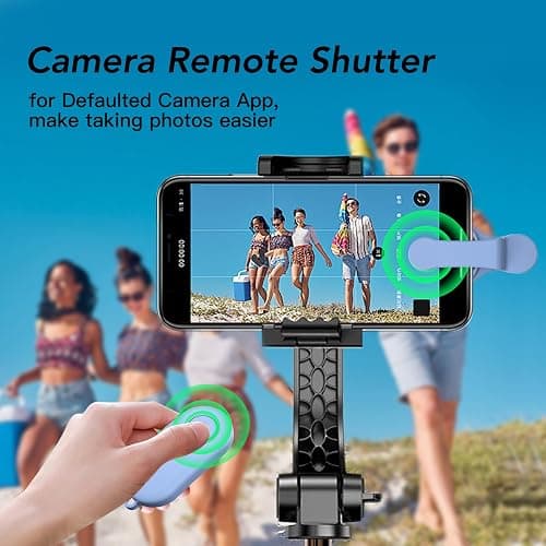 Remote Control Page Turner for Kindle Paperwhite Oasis Kobo eReaders,Kindle Clicker Page Turner Accessories for iPhone,iPad, Android Tablets Reading Novels,Video Record&Shutter Selfie (Blue) thumbnail 8
