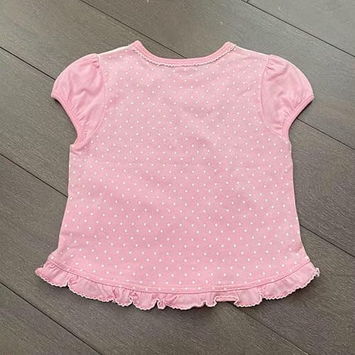 Sweet Crop Top Cartoon Print Harajuku Contrast Color T-Shirt Women Y2k Aesthetic Slim Ruffled Tee thumbnail 6