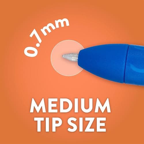 Paper Mate InkJoy Gel Pens, Fashion Barrels, Retractable, Medium Point (0.7mm), Smooth Writing, Black Ink, 6 Count - Trendy Office Supplies thumbnail 6