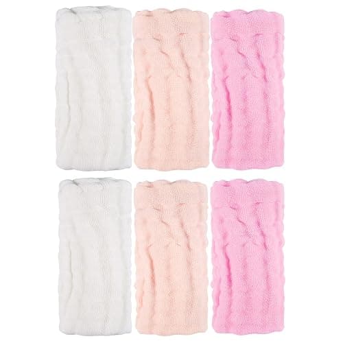 MUKIN Baby Washcloths and Burp Cloths, Soft Absorbent Towels for Newborns, 6 Pack, 12x12 Inches (Pink) thumbnail 9