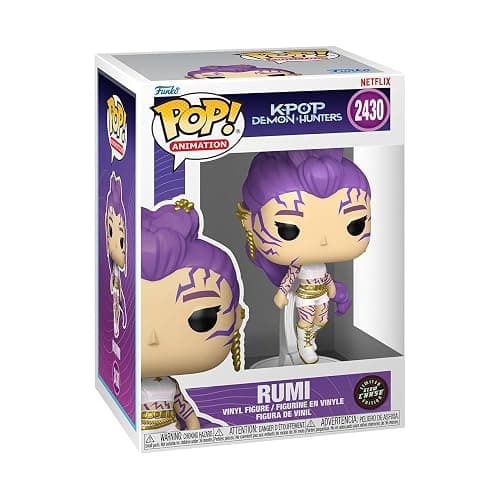 Funko Pop! Animation: Kpop Demon Hunters - Rumi - 1/6 Odds for Rare Chase Variant - Glow in The Dark - Collectable Vinyl Figure - Gift Idea - Official Merchandise - Toys for Kids & Adults thumbnail 3