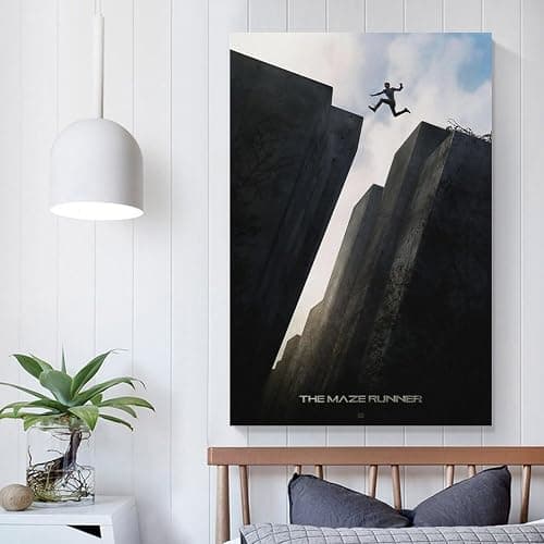 The Maze Runner Science Fiction Action Thriller Movie Poster (5) Poster Decorative Painting Canvas Wall Art Living Room Posters Bedroom Painting 12x18inch(30x45cm) - 12x18inch(30x45cm) - Unframe-style thumbnail 5