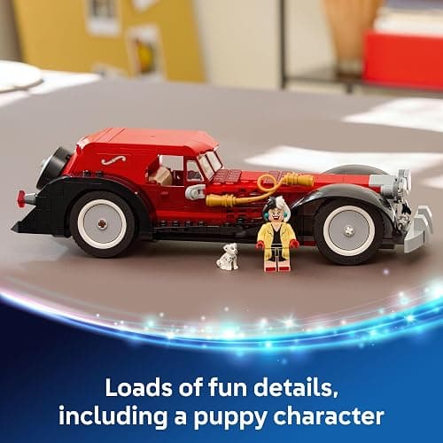 LEGO Disney Cruella De Vil’s Car Building Toy - 101 Dalmations Pretend Play Vehicle Building Set for Girls & Boys, Ages 9+ - Gift for Christmas - 43277 thumbnail 3