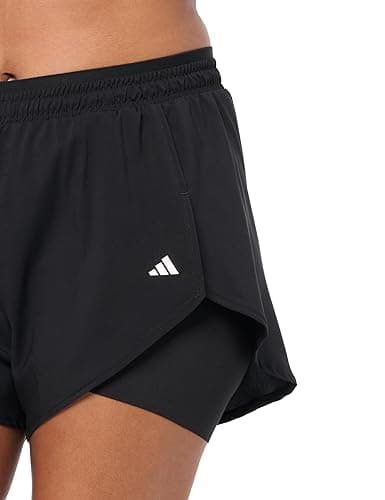 adidas Women's Designed for Training 2-in-1 Shorts - Small - Black thumbnail 2