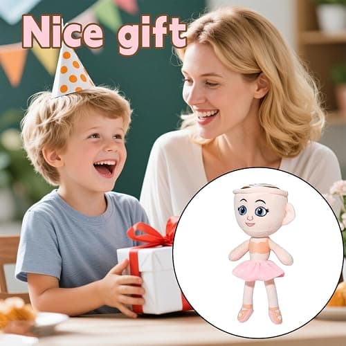Italian Brainrot Plush,11 inch Ballerina Cappuccina Cute Stuffed Figure Doll for Kids and Adults Inspired Plush Toy thumbnail 7